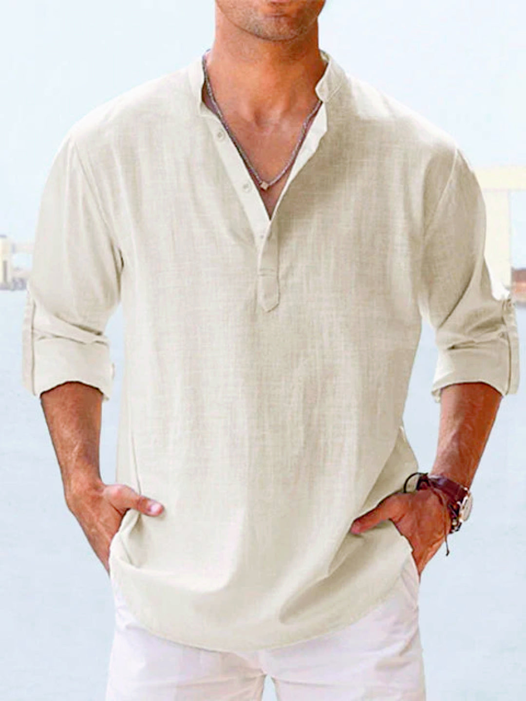 Serracín™ | Camisa de lino casual para hombre